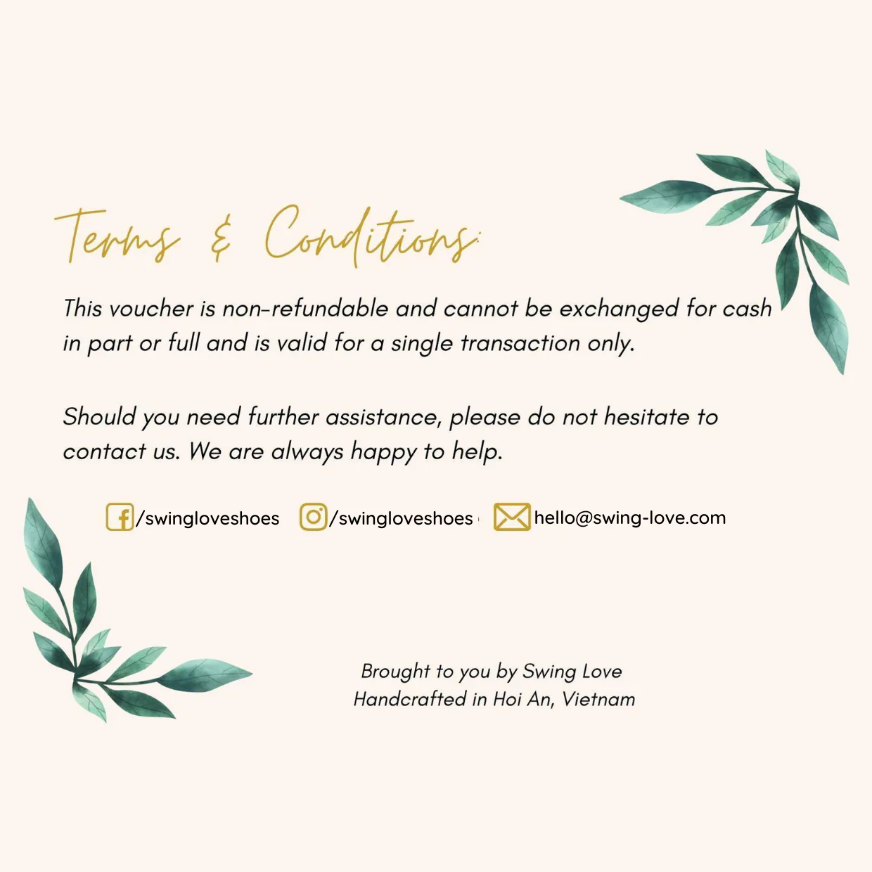 Swing Love Swing Love Gift Cards thumbnail 2