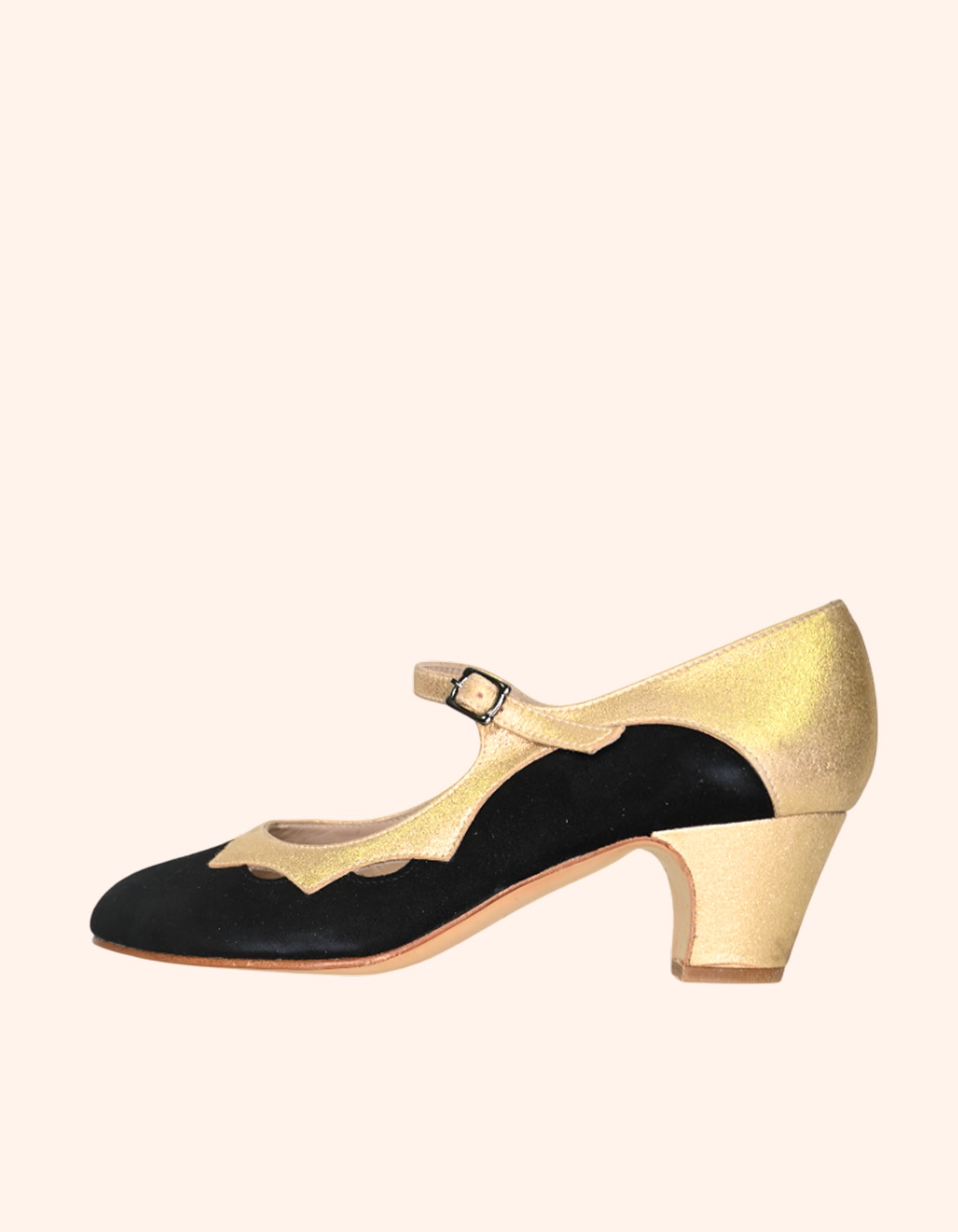 Swingz STAR SUEDE BLACK/LAM GOLD BA — 1/1