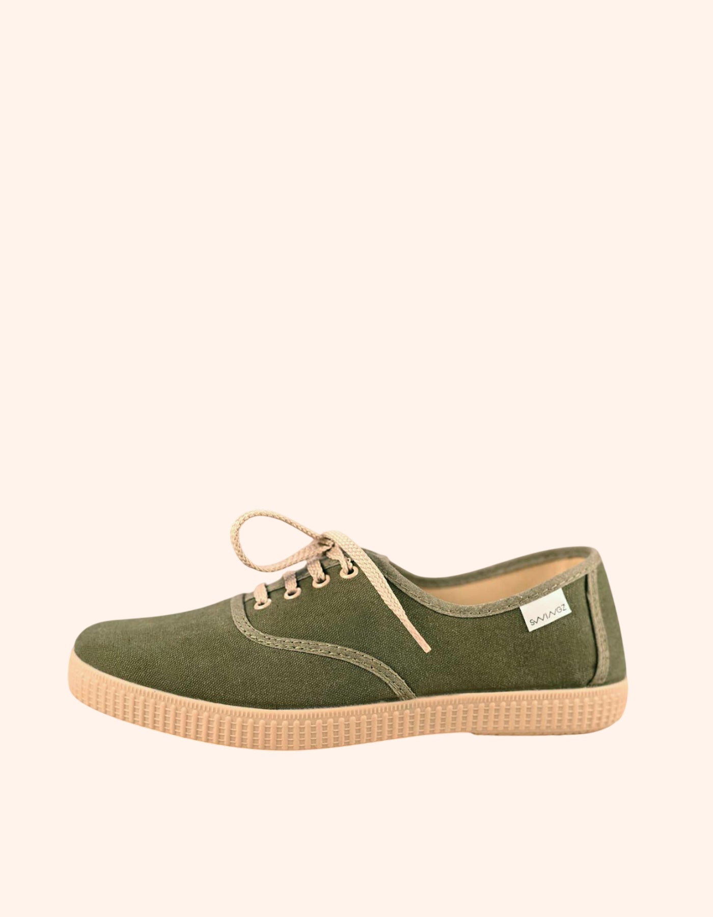 Swingz Fly Mary Swingz Dance Shoe | Olive — 1/2