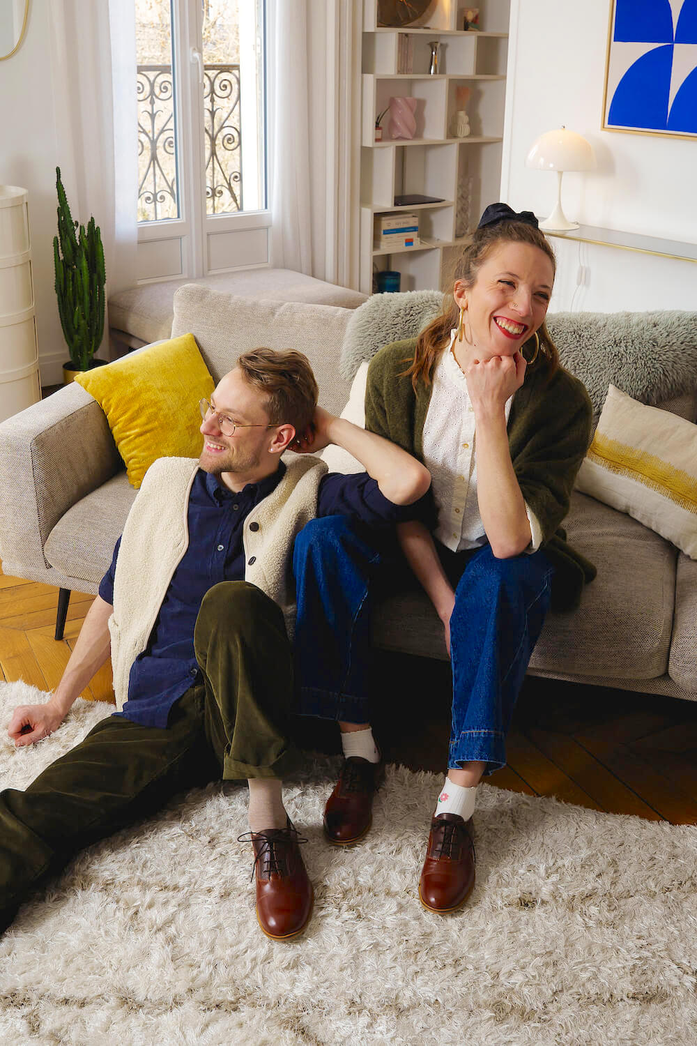 Swivells Oscar - Derbies Marron en Cuir thumbnail 6