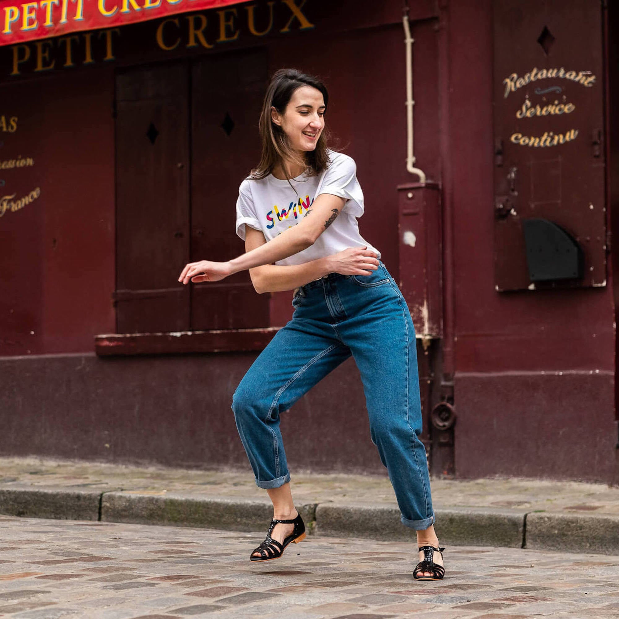 Swivells T-Shirt en coton bio Swing Out thumbnail 3