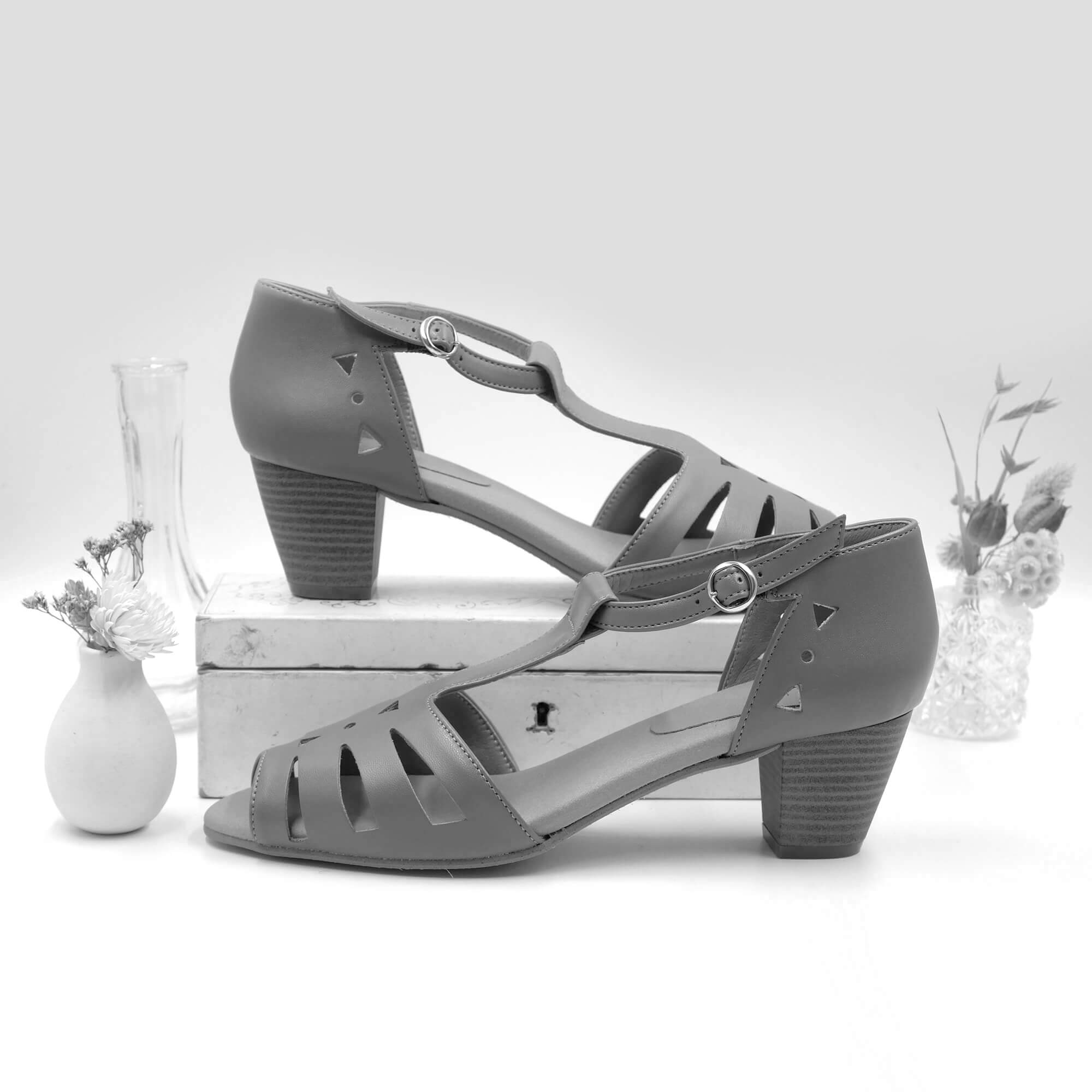 Swivells Lily Up - Sandales Marron Vegan à Talons thumbnail 2