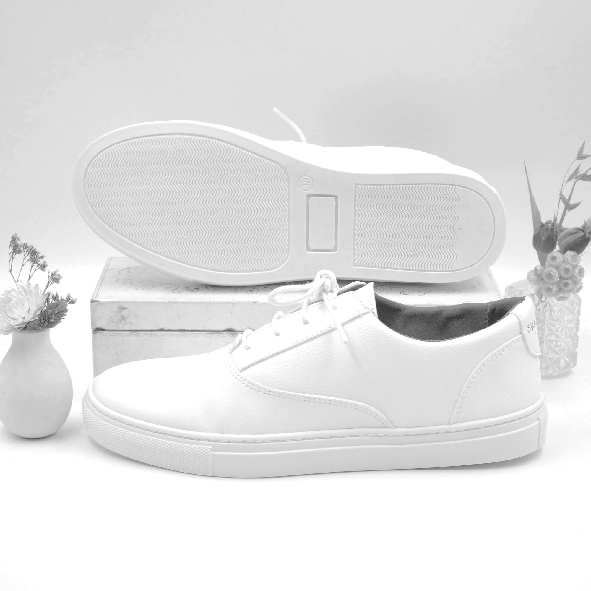Swivells Sport Edition One - Sneakers Blanches Vegan thumbnail 2
