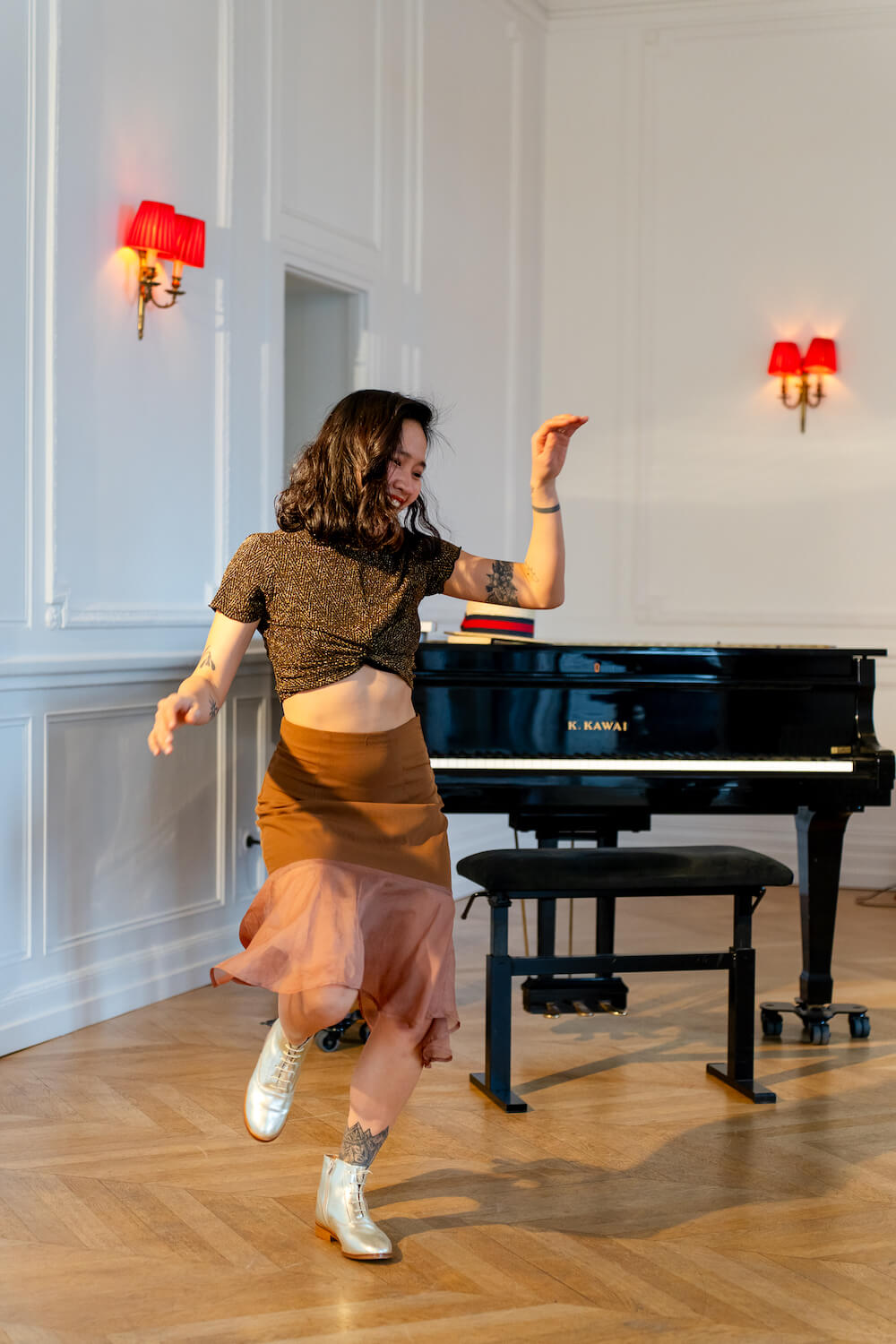 Swivells Suzanne - Bottines Dorées Vegan thumbnail 6